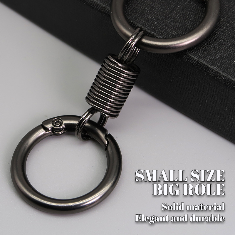 (🔥2025 Last Day Promotion  - 49% off)Nordic Retro Spring Double Ring Keychain