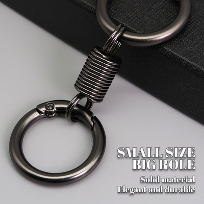 (🔥2025 Last Day Promotion  - 49% off)Nordic Retro Spring Double Ring Keychain