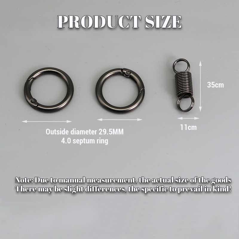 (🔥2025 Last Day Promotion  - 49% off)Nordic Retro Spring Double Ring Keychain